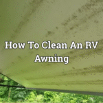 A moldy RV awning