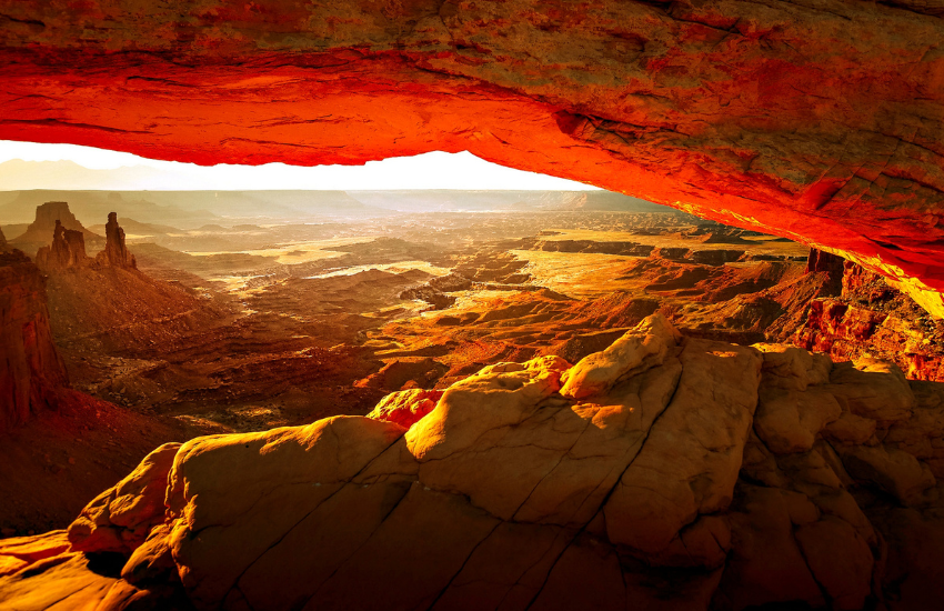 Arches National Park#1 Utah Red rock valley view in Utah U.S.